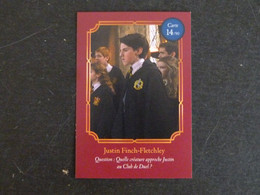 CARTE AUCHAN HARRY POTTER 14/90 JUSTIN FINCH-FLETCHLEY - Harry Potter