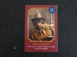 CARTE AUCHAN HARRY POTTER 17/90 PROFESSEUR CHOURAVE - Harry Potter