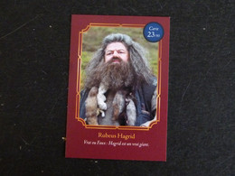 CARTE AUCHAN HARRY POTTER 23/90 RUBEUS HAGRID - Harry Potter