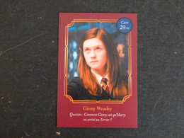 CARTE AUCHAN HARRY POTTER 29/90 GINNY WEASLEY - Harry Potter