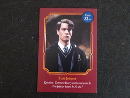 CARTE AUCHAN HARRY POTTER 32/90 TOM JEDUSOR - Harry Potter