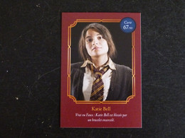 CARTE AUCHAN HARRY POTTER 67/90 KATIE BELL - Harry Potter