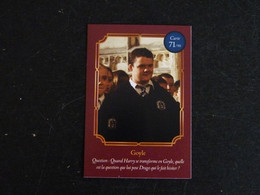 CARTE AUCHAN HARRY POTTER 71/90 GOYLE - Harry Potter