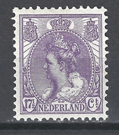 NVPH Nederland Netherlands Holanda Niederlande Pays Bas 66 MLH ; Koningin Queen Riene Reina Wilhelmina 1899 - Ungebraucht