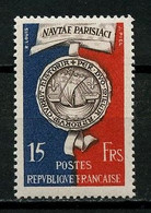 FRANCE 1951  N° 906 ** Neuf MNH  Superbe  C  0.80 € Bateaux Sailboat Paris Sceau Corporation Bateliers Transports - Unused Stamps