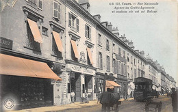 Tours       37            Rue Nationale . Agence Du Crédit Lyonnais. Tramway   N°  GB 231 (voir Scan) - Tours