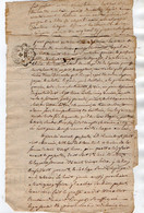 VP18.422 - Cachet De Généralité - MAURIAC - 2 Actes De 1784 / 90 - Bail Entre Mrs CELARIER Au VIGEAN & RIXAIN à MEALLET - Matasellos Generales