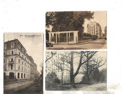 3 Cartes Anciennes / 88 BAINS LES BAINS / Le Grand Hôtel, La Terrasse Des Deux Chênes - Bains Les Bains