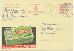 BELGIEN 1968, 2175 POEDERS MANN Medizin 2 F Werbe-GA Advertising St. TRUIDEN / 1 - Sonstige & Ohne Zuordnung