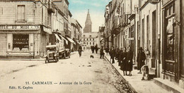 Carmaux * Débit De Tabac Tabacs TABAC , Avenue De La Gare * Magasin Etoile Du Midi * Commerce Horlogerie OMEGA - Carmaux