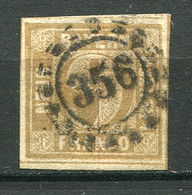 22700 BAVIERE N°12° 9kreuzer Bistre  1861-62  B/TB - Bavaria