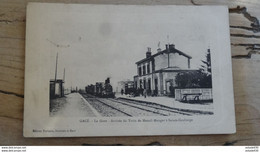 GACE : La Gare, Arrivée Du Train De Menil Mauger  ................ 210124-1100 - Gace
