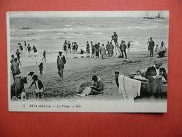 Delcampe - CPA  RIVA BELLA  LA PLAGE BELLE ANIMATION  NON VOYAGEE - Riva Bella
