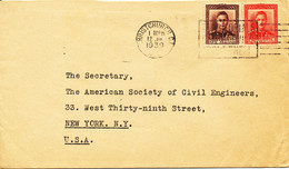 New Zealand Cover Sent To USA 12-7-1939 - Brieven En Documenten