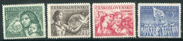 CZECHOSLOVAKIA 1950 World Student Congress MNH / **.  Michel 622-25 - Unused Stamps