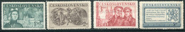 CZECHOSLOVAKIA 1950 People's Republic Anniversary MNH / **.  Michel 610-13 - Nuevos