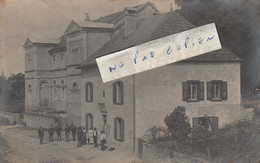 CERNANS - Les Postes , Ecole , Mairie , Maison Commune Et Débit De Tabac En 1908   ( Carte Photo )  Rare - Other & Unclassified