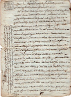 VP18.432 - SALERS - Acte An 12 - Entre Mr TIBLE De SAINT MARTIN VALMEROUX & Les Héritiers De Mr RAOUX De SALERS - Manuscrits