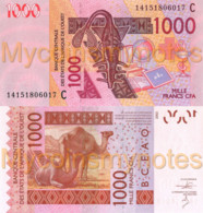 WEST AFRICAN STATES, BURKINA FASO, 1000, 2014, Code C, P315Cn, UNC - Estados De Africa Occidental