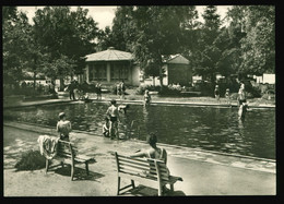 DDR Foto AK Um 1972 Falkenstein Vogtland OT Schönau, Schwimmbad, Freibad - Falkenstein (Vogtland)