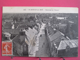 53 - Saint Aignan Sur Roë - Panorama Sur Pouancé - CPA 1908 En Bon état - R/verso - Saint Aignan Sur Roe