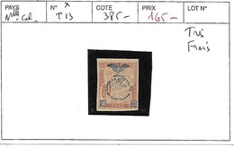 NOUVELLE CALEDONIE N° TAXE 13 * TRES FRAIS - Portomarken