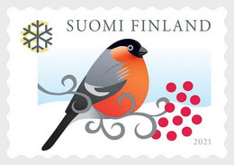 Finnlnd MNH ** 2021  Christmas 2021 Only Eurasian Bullfinch - Nuovi