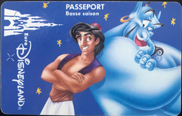 FRANCE  -  Euro DisneyLAND  -  ALADIN  -  Adulte - Pasaportes Disney