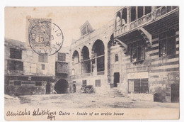 CPA N° 59. Egypt Cairo Inside Of An Arabic House, Circulé En 1906 – Port Saïd - Port-Saïd