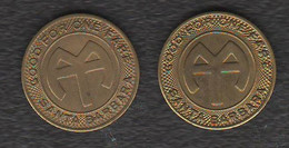 Santa Barbara Token Gettone Metrò Good For One Fare Metropolitan Transit California USA - Firma's