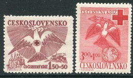 CZECHOSLOVAKIA 1949 Red Cross MNH / **.  Michel 599-600 - Nuovi