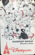 FRANCE  -  Euro DisneyLAND  -  101 DALMATIENS CHIOTS  -  Enfant - Pasaportes Disney