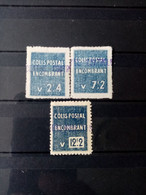 ALGERIE .1942-1943 . Colis POSTAUX N° 96.97 NEUFS+ Et 129 NEUF++. Côte YT Colonies 2022 : 32,00 € - Postpaketten