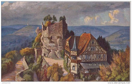 ILLUSTRATEUR W.BURGER REGIONS ALSACE MONTAGNE ET VILLAGE - Hoffmann, Ad.