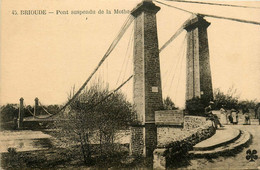 Brioude * Le Pont Suspendu De La Mothe * Route - Brioude