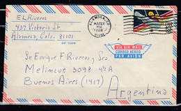 Brief Van Alamosa Naar Buenos Aires (Argentinie) - Lettres & Documents