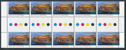 AUSTRALIA 2021 - Australia’s Volcanic Past, Set Of 4v MNH Gutter Strip Of 10 - Unused Stamps