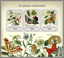 CHAD 2021 MNH Medical Plants Medizinische Pflanzen Plantes Medicinales M/S - IMPERFORATED - DHQ2144 - Heilpflanzen