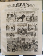 THE GRAPHIC NEWSPAPER MAGAZINE 541 / 1880. DUBLIN CASTLE IRELAND. BADEN-BADEN. GIBRALTAR. SKATING CARNIVAL AT HALIFAX - Other & Unclassified