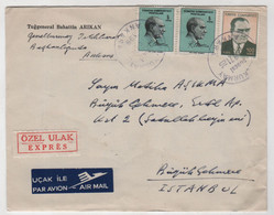 TURKEY,TURKEI,TURQUIE,ANKARA  TO ISTANBUL 1971 COVER - Brieven En Documenten