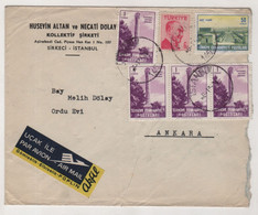 TURKEY,TURKEI,TURQUIE ,ISTANBUL  TO ANKARA  1963  COVER - Brieven En Documenten