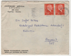 TURKEY,TURKEI,TURQUIE ,KADIKOY  TO BEYAZIT  1977  COVER - Covers & Documents