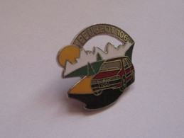 Pin's Peugeot 106 Rouge (EGF Signé Démons Et Merveilles) - Peugeot