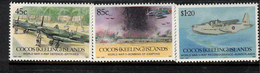 COCOS KEELING 1992 50th Anniversary Of WWII SG 270-2 UNHM ZZB109 - Cocos (Keeling) Islands