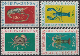 Netherlands New Guinea 1962 MiNr. 78 - 81  Niederländisch-Neuguinea Marine Life  Crabs 4v  MNH** 1.60 € - Niederländisch-Neuguinea