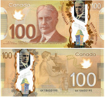 Canada 100 Dollars 2021 UNC Lane-Macklem - Canada