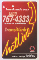 Singapore Old Transport Subway Train Bus Ticket Card Transitlink Unused Hotline - Mundo