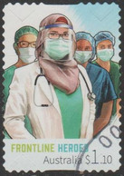 AUSTRALIA - DIE-CUT - USED 2021 $1.10 Frontline Heroes - Medical Staff - Used Stamps