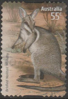 AUSTRALIA - DIE-CUT - USED 2009 55c Species At Risk - Bridled Nailtail Wallaby - Animal - Used Stamps