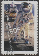 AUSTRALIA - DIE-CUT - USED 2009 50c Fifty Years In Space - Moon Walk - Used Stamps
